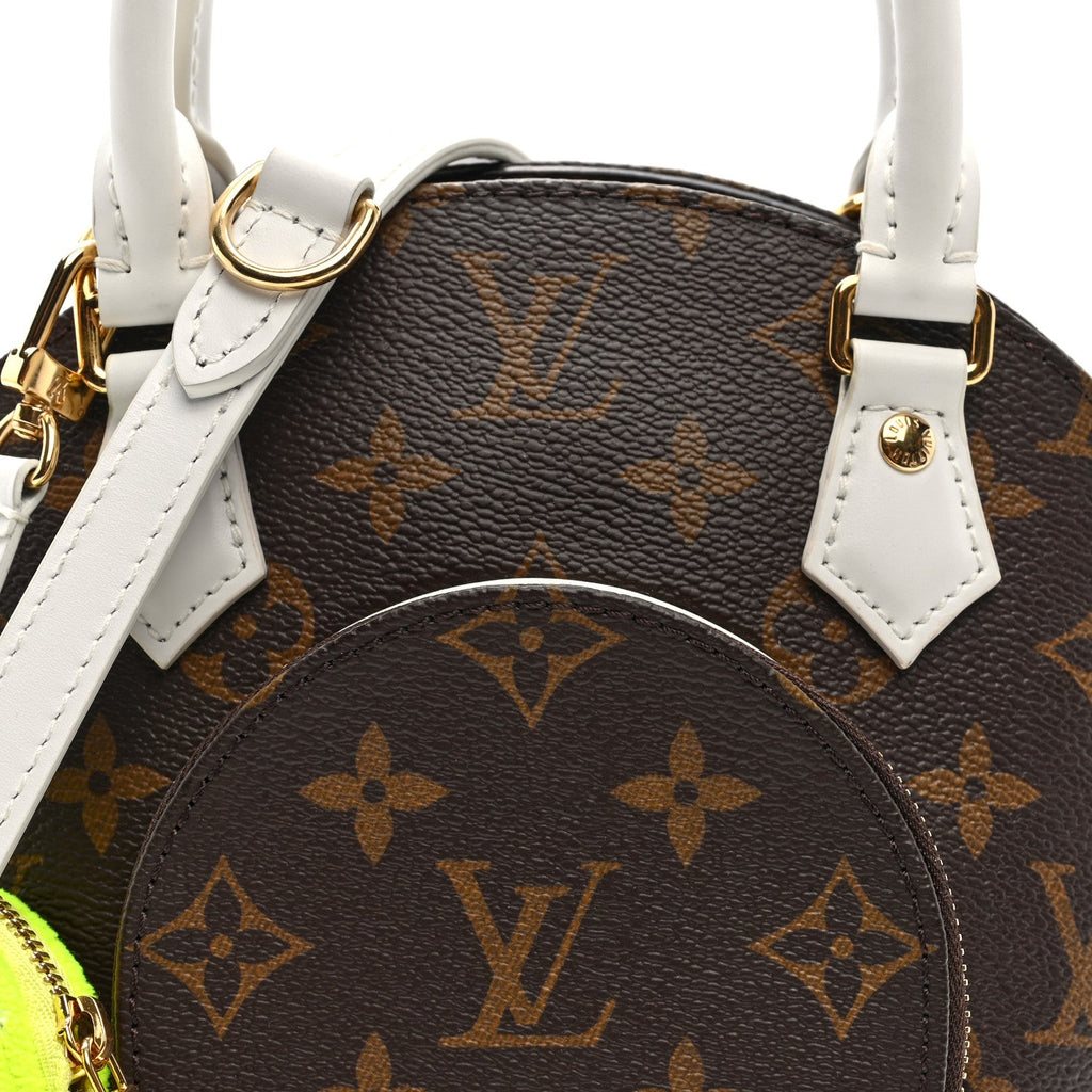 Monogram LV Match Ellipse BB White