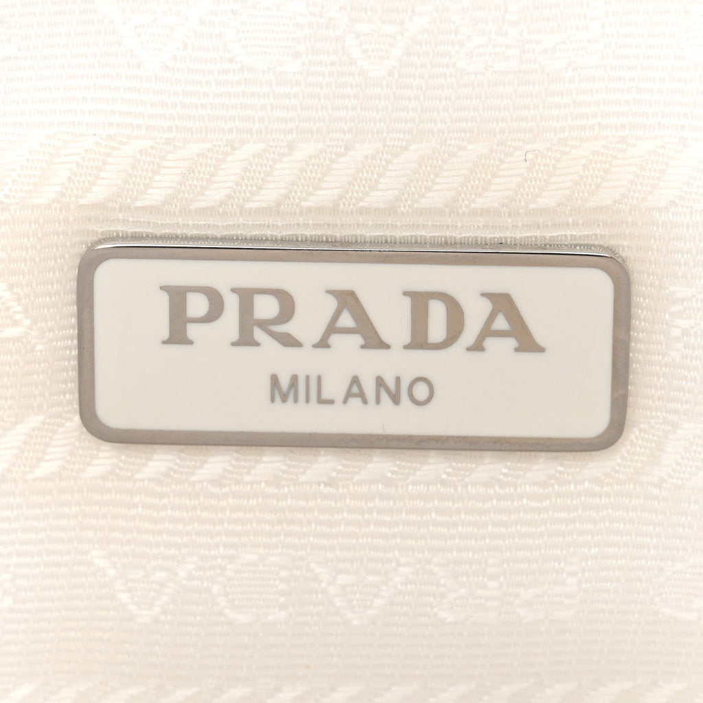 Tessuto Nylon Mini Re-Edition 2000 Bag White