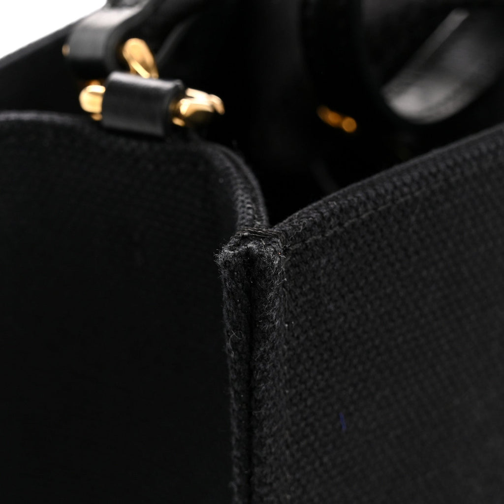 Canvas Small G Tote Black