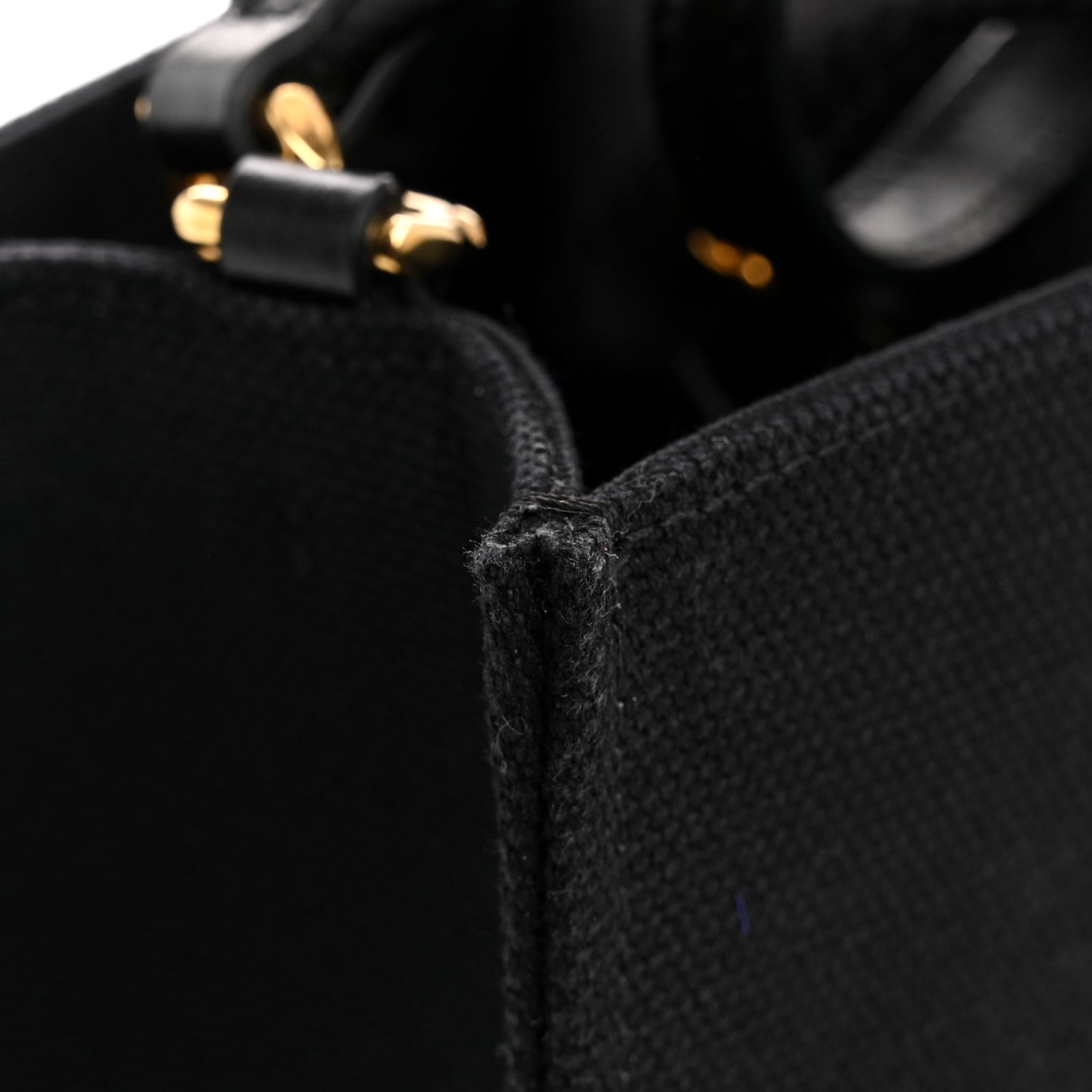 Canvas Small G Tote Black