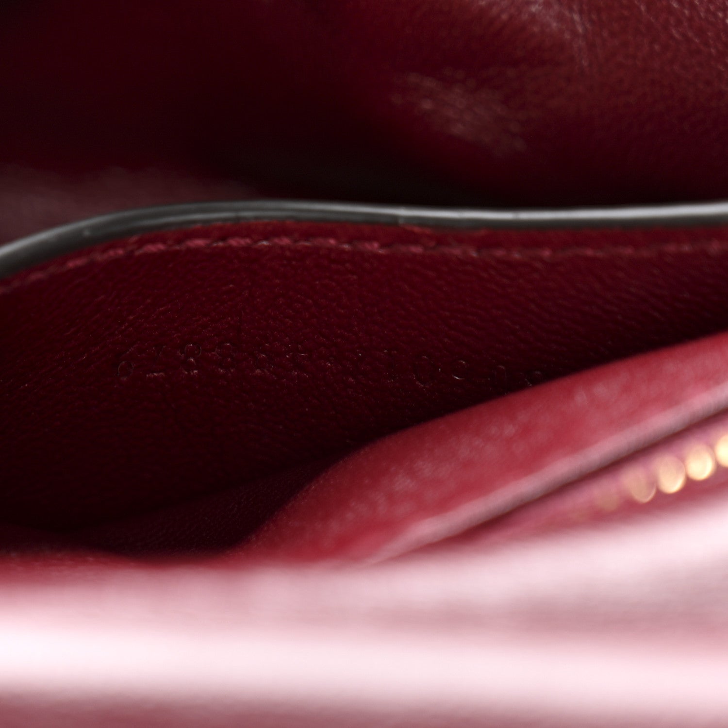 Lambskin Mini GG Milano Top Handle Shoulder Bag Rosso Ancora