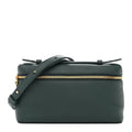 Grained Calfskin L19 Extra Pocket Pouch New Petrolio