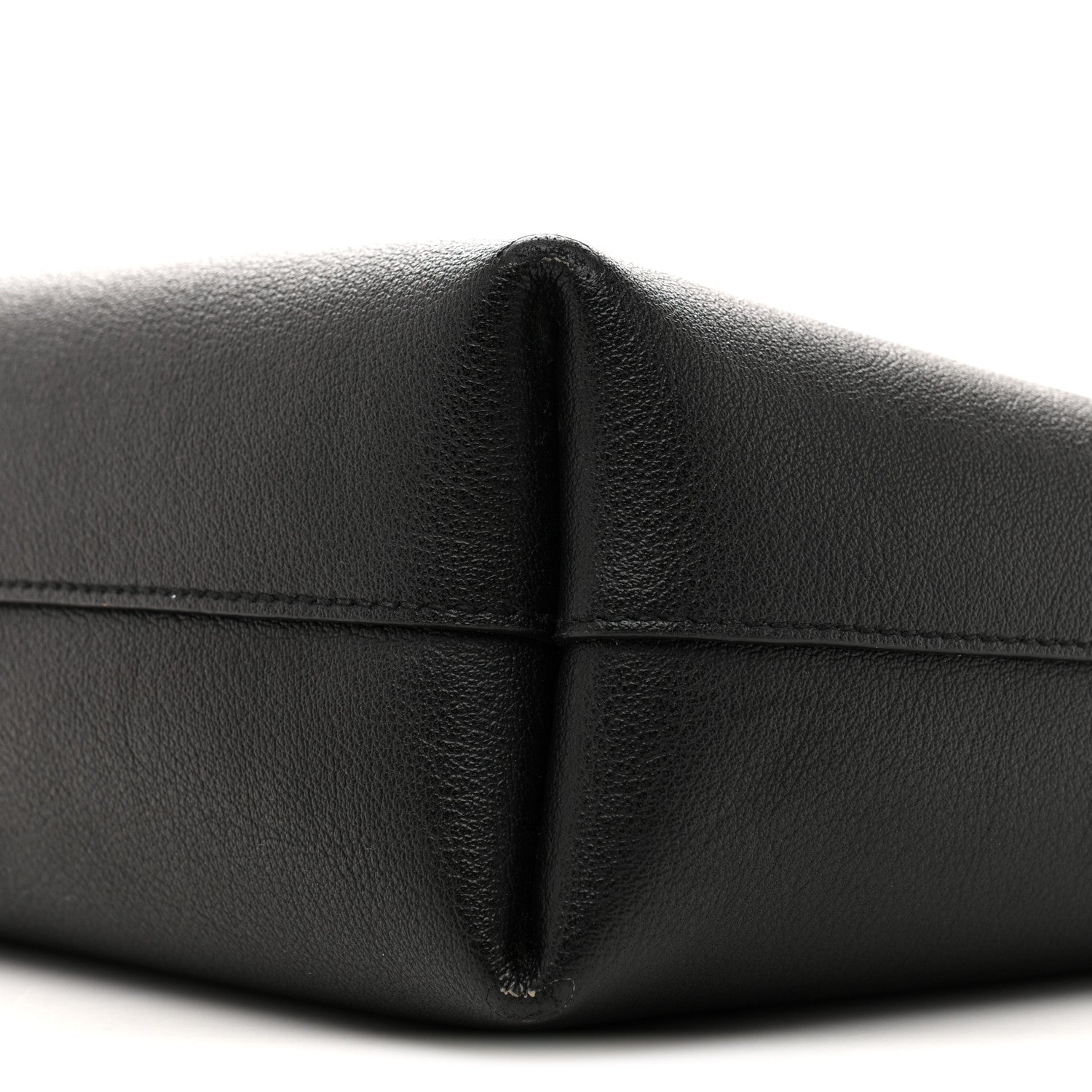 Calfskin Toy Shopping Tote Black