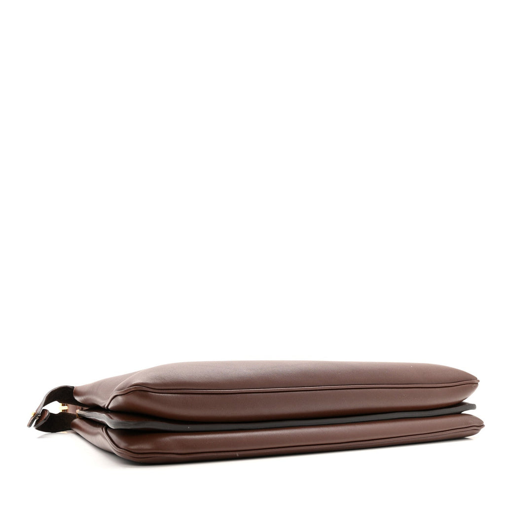 Vitello Large Soft Peekaboo Mogano