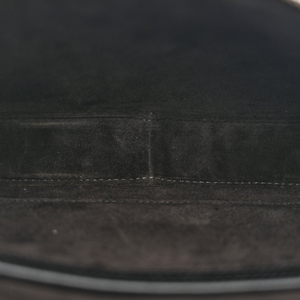 Smooth Calfskin Medium Messenger Bag Black