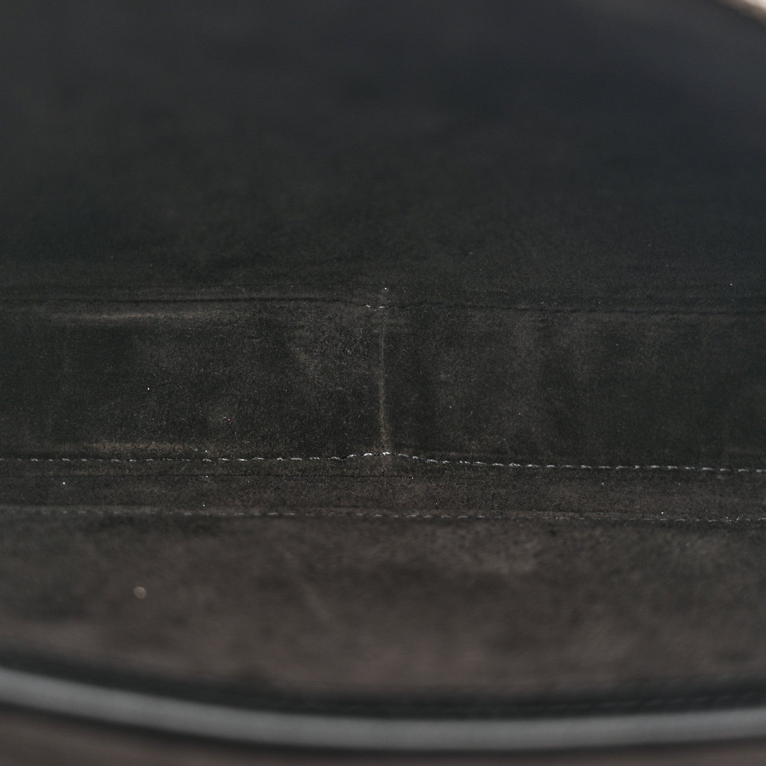 Smooth Calfskin Medium Messenger Bag Black
