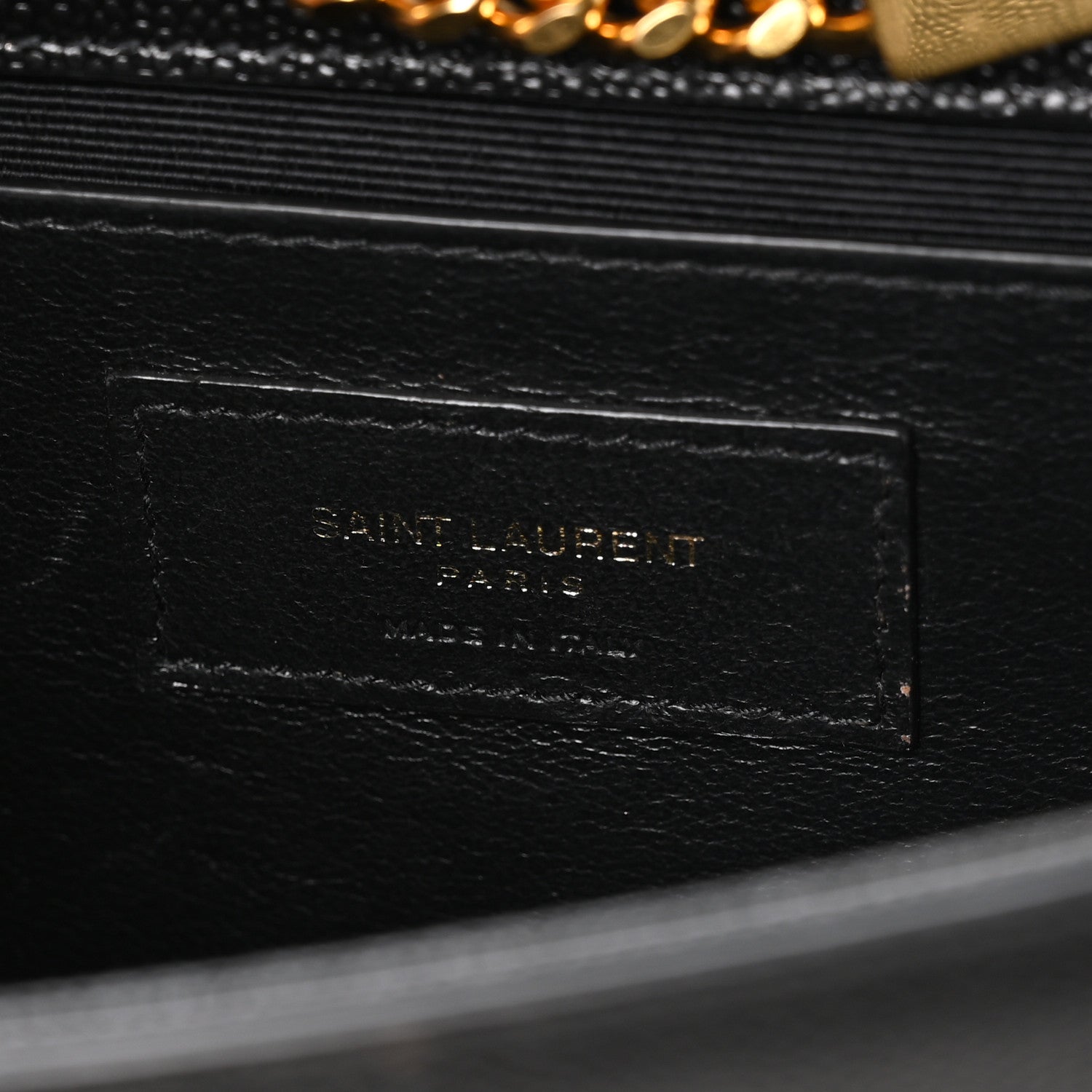 Grain De Poudre Small Monogram Kate Satchel Black