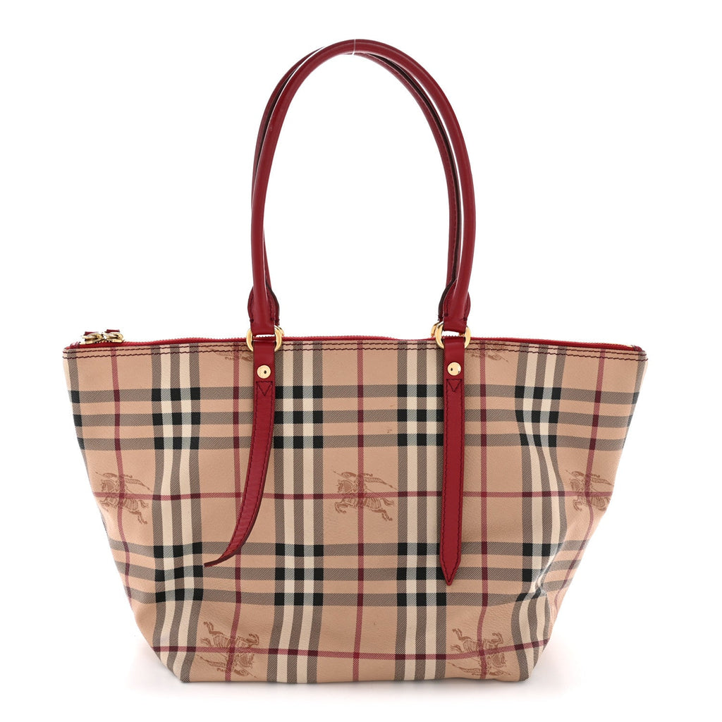 Haymarket Check Small Salisbury Tote Military Red