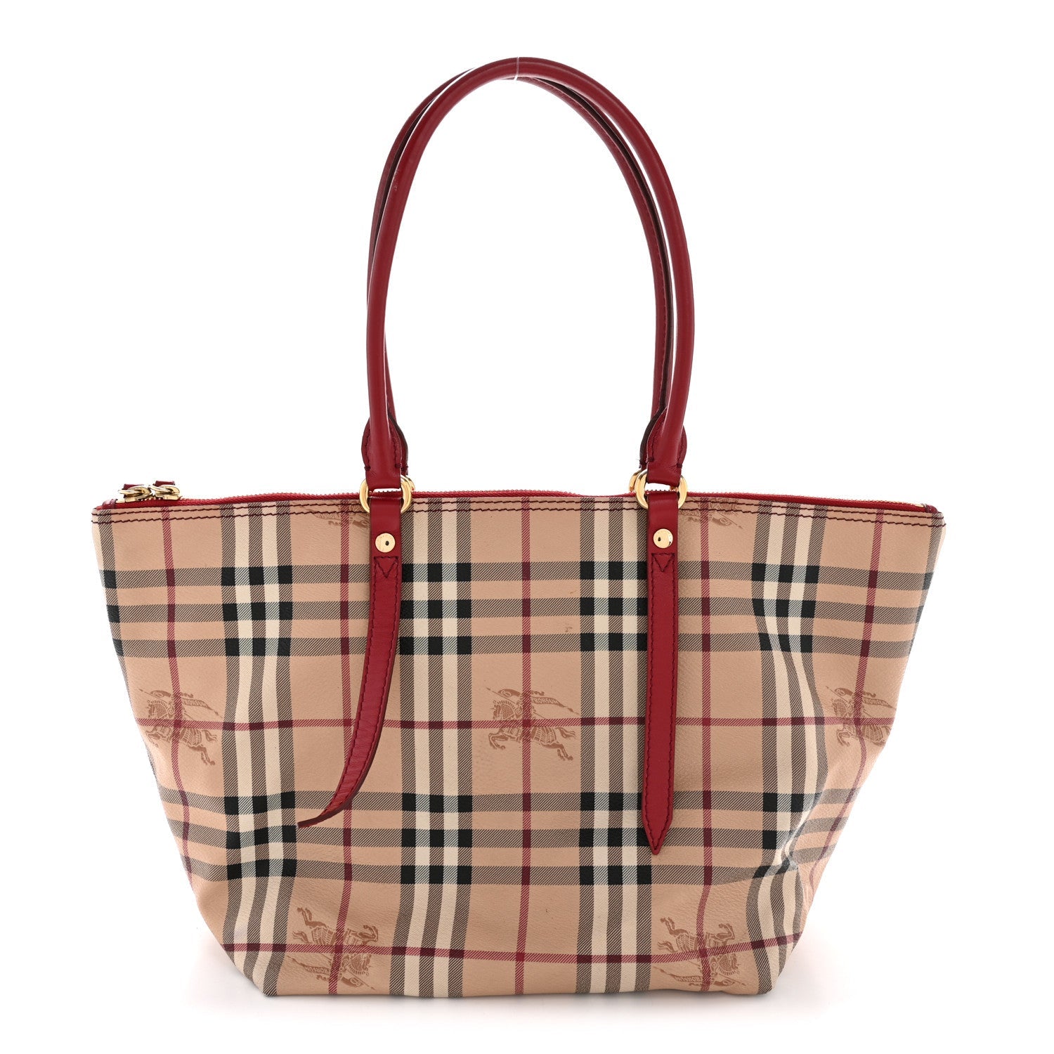 Haymarket Check Small Salisbury Tote Military Red