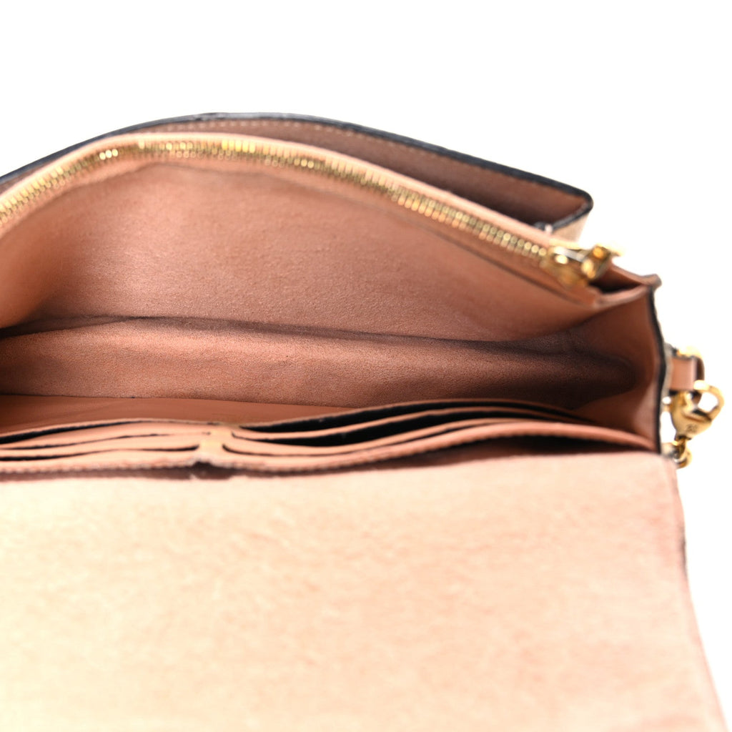 Damier Ebene Vavin Chain Wallet Creme