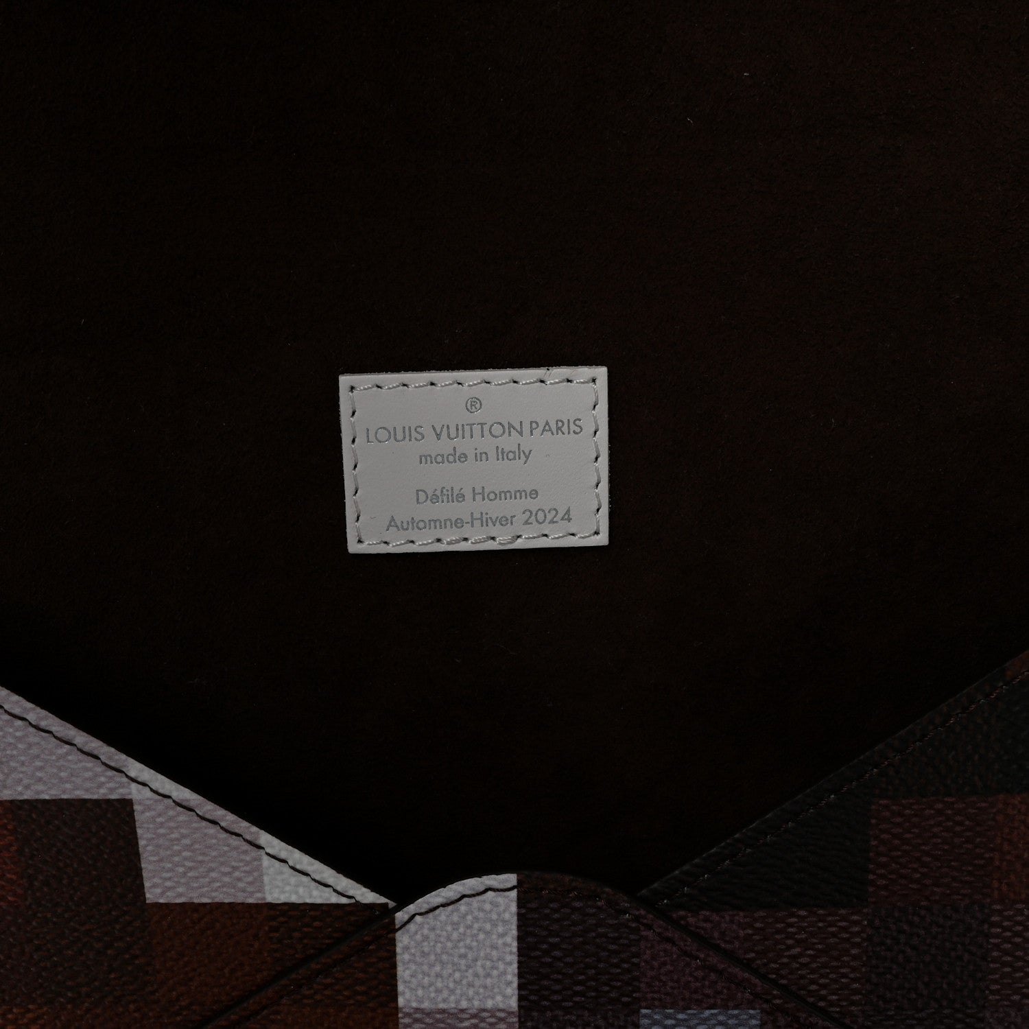Calfskin Cowmooflage Mark Folder Brown