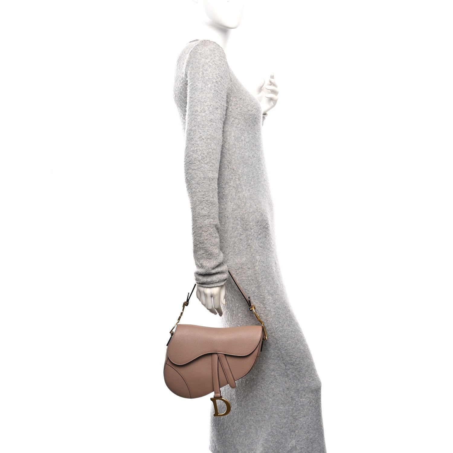 Grained Calfskin Saddle Bag Fard