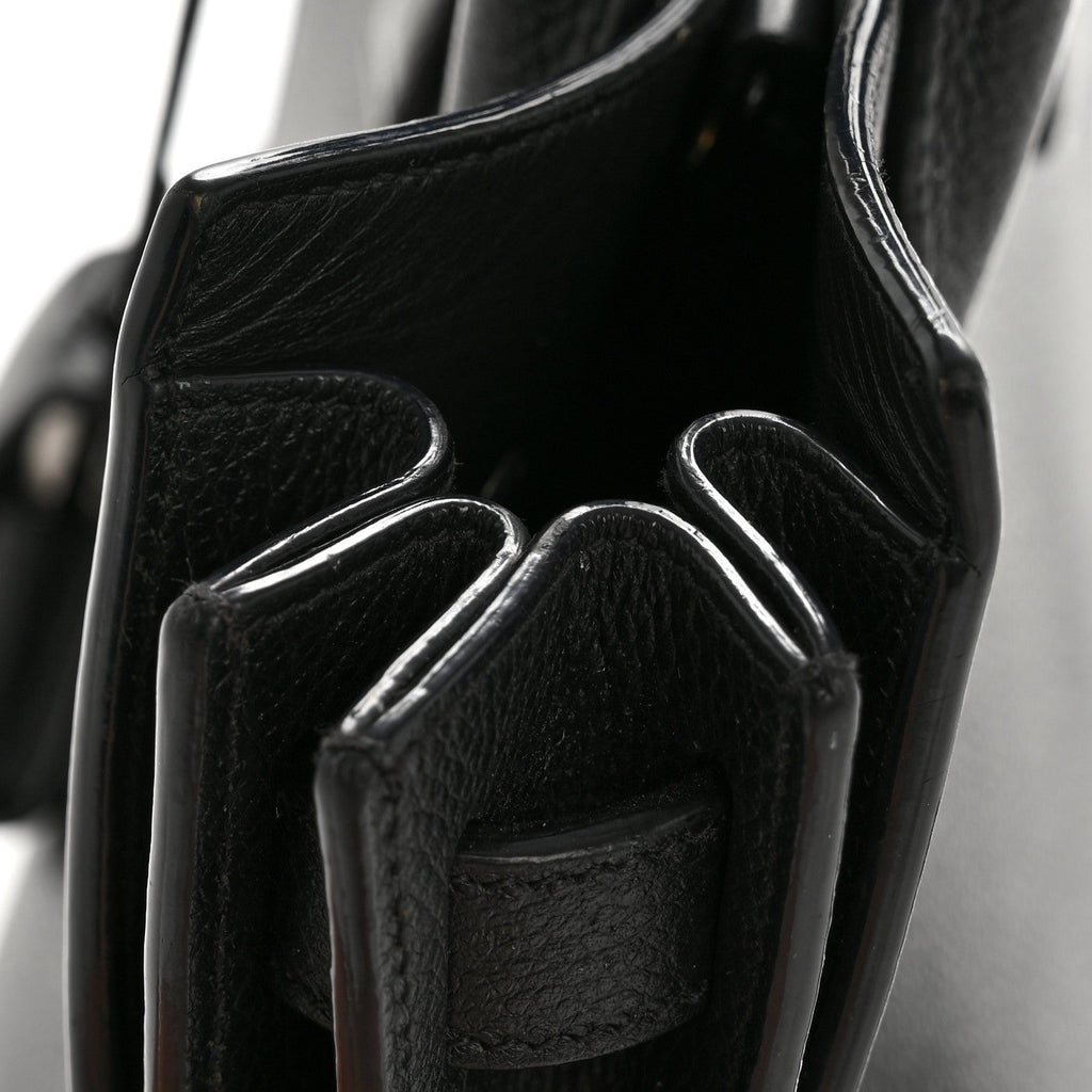 Calfskin Nano Sac De Jour Black