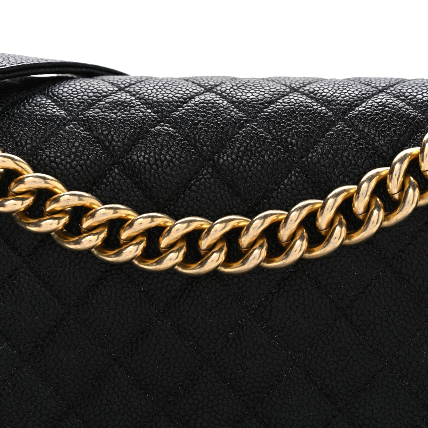 Caviar Quilted New Medium Boy Flap Black