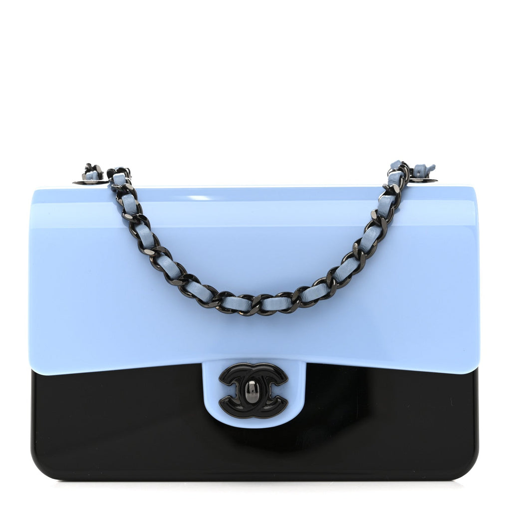 Plexiglass Plexi Coco Bag Black Blue