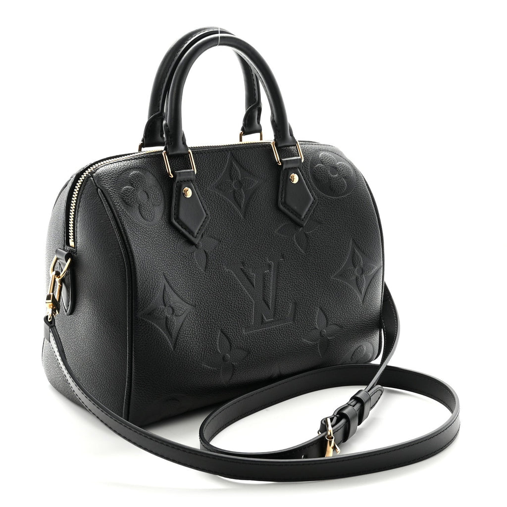 Empreinte Monogram Giant Speedy Bandouliere 25 Black