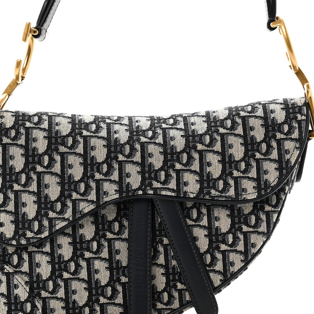 Oblique Saddle Bag Blue