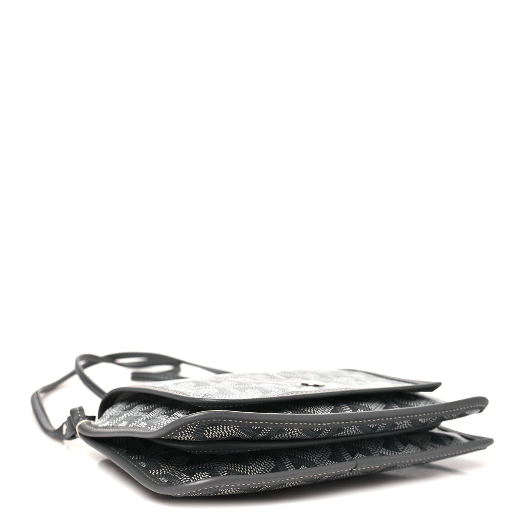 Goyardine Plumet Wallet Clutch Grey