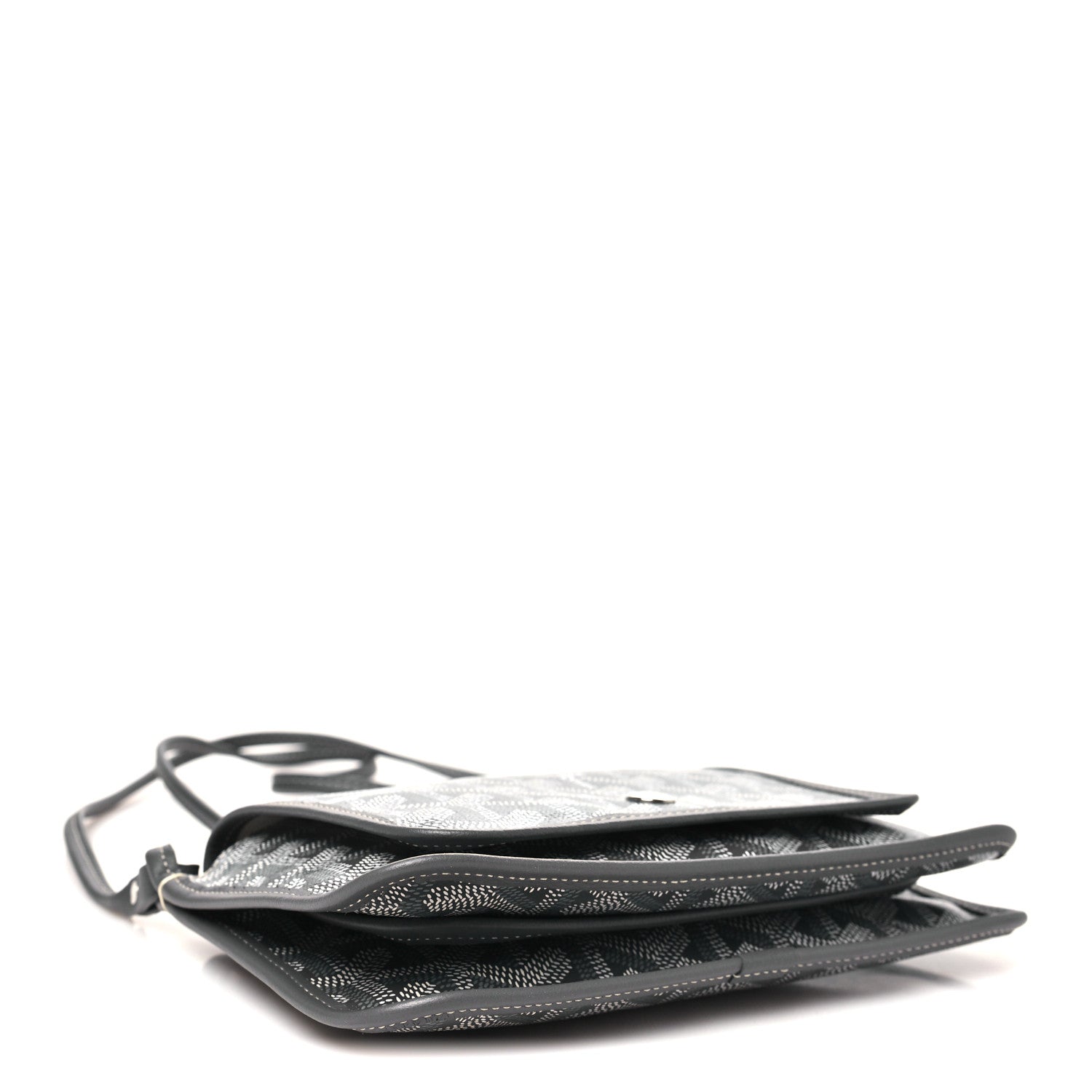 Goyardine Plumet Wallet Clutch Grey