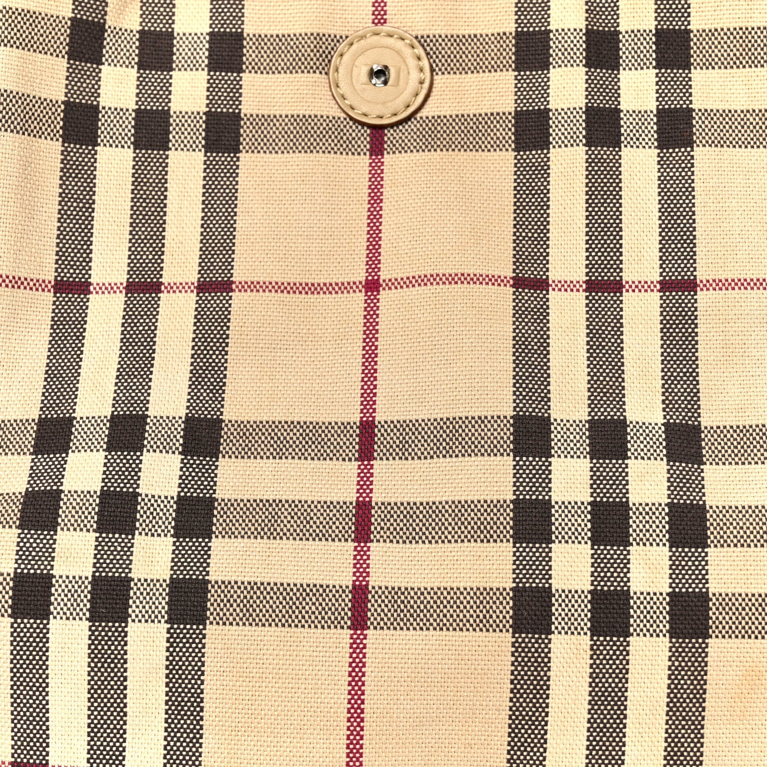 Vintage Check Tote Red