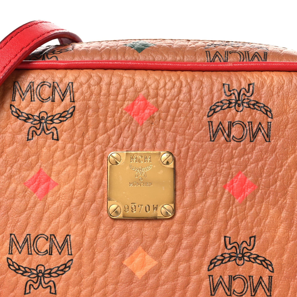 Skyoptic Visetos Spectrum Diamond Camera Bag Cognac Red