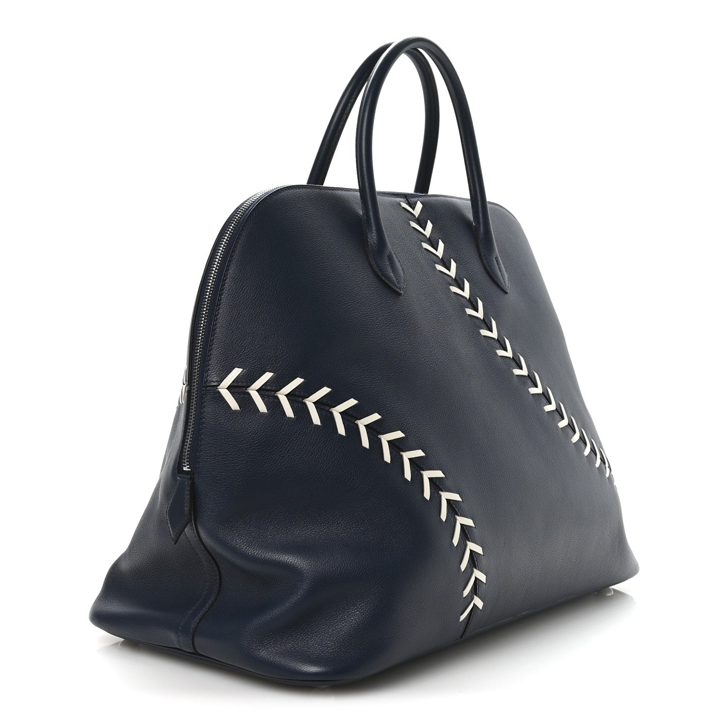 Evercolor 1923 Bolide 45 Baseball Bag Bleu De Malte Blanc