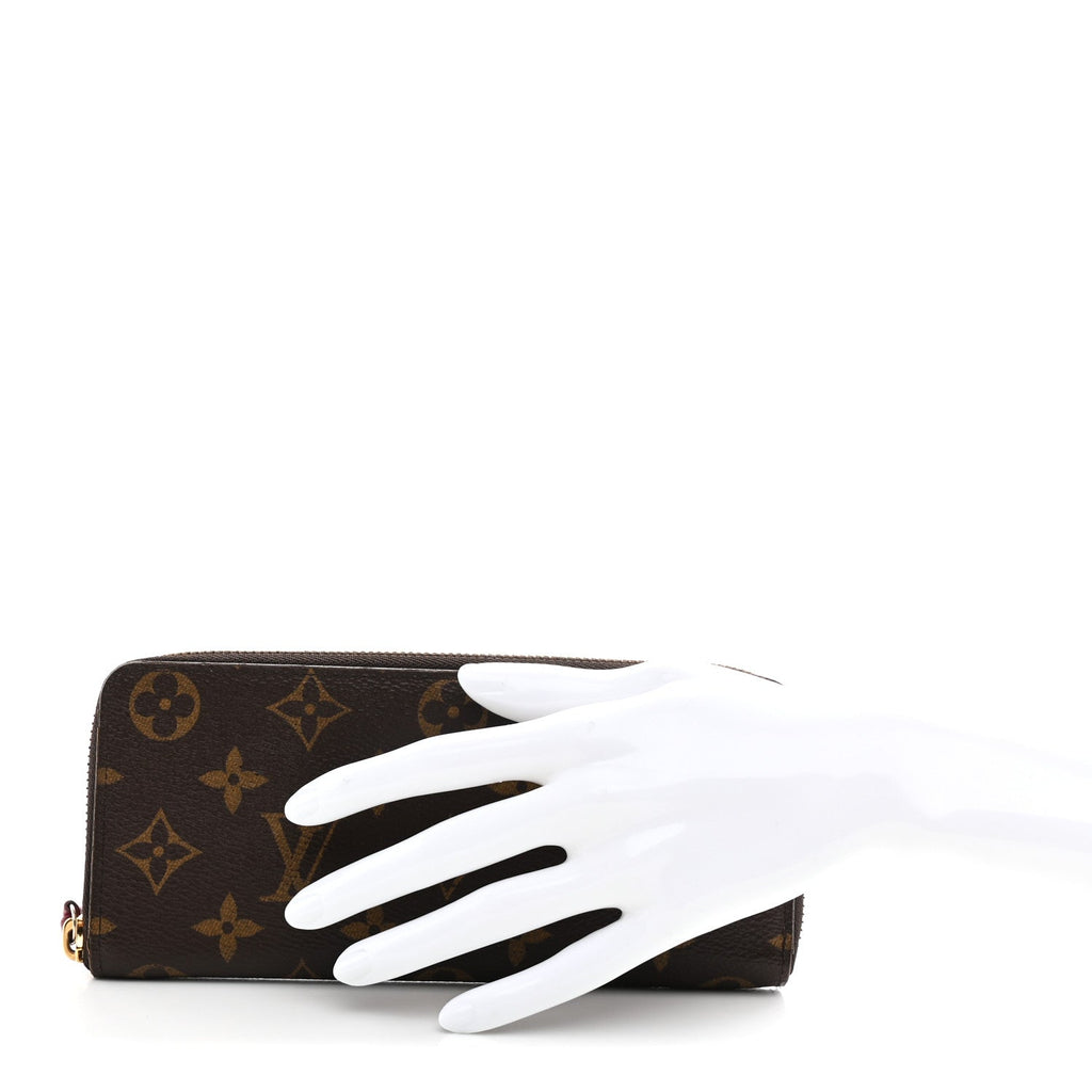 Monogram Clemence Wallet Fuchsia