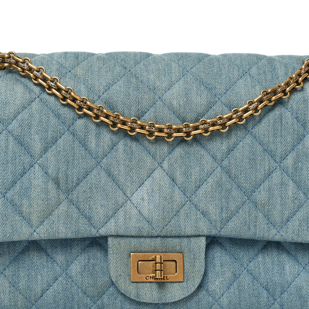 Denim Quilted 2.55 Reissue 226 Flap Light Blue