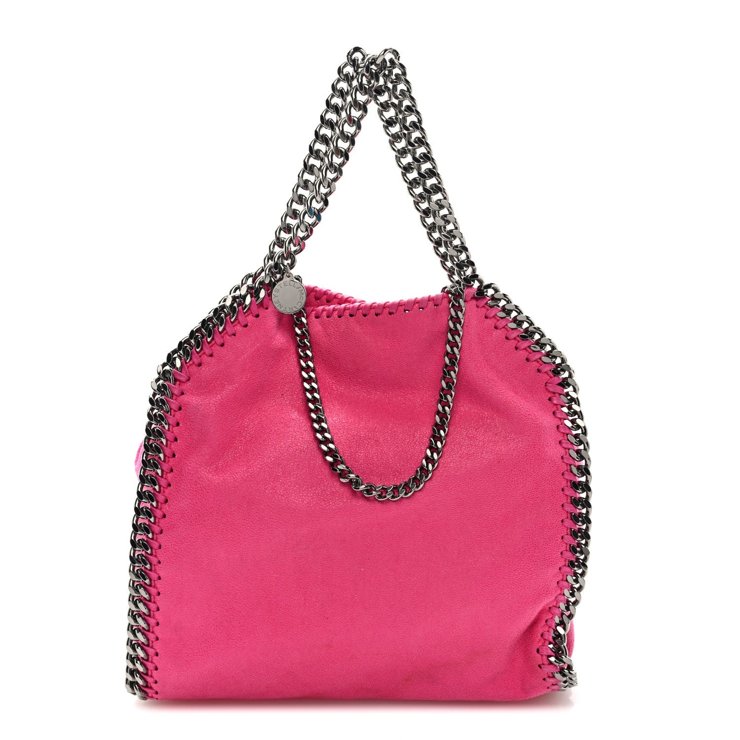 Shaggy Deer Mini Falabella Tote Hot Pink