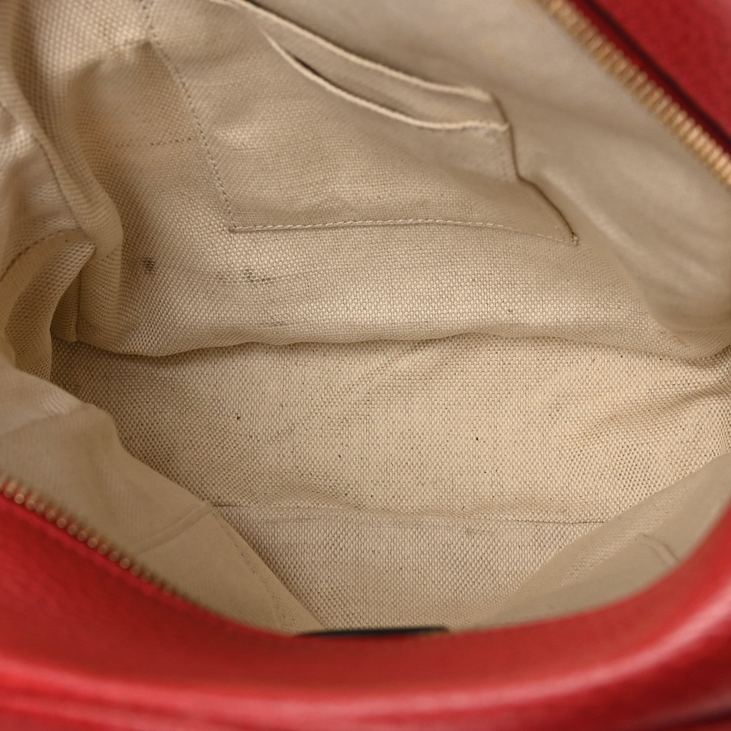 Pebbled Calfskin Soho Chain Backpack Hibiscus Red