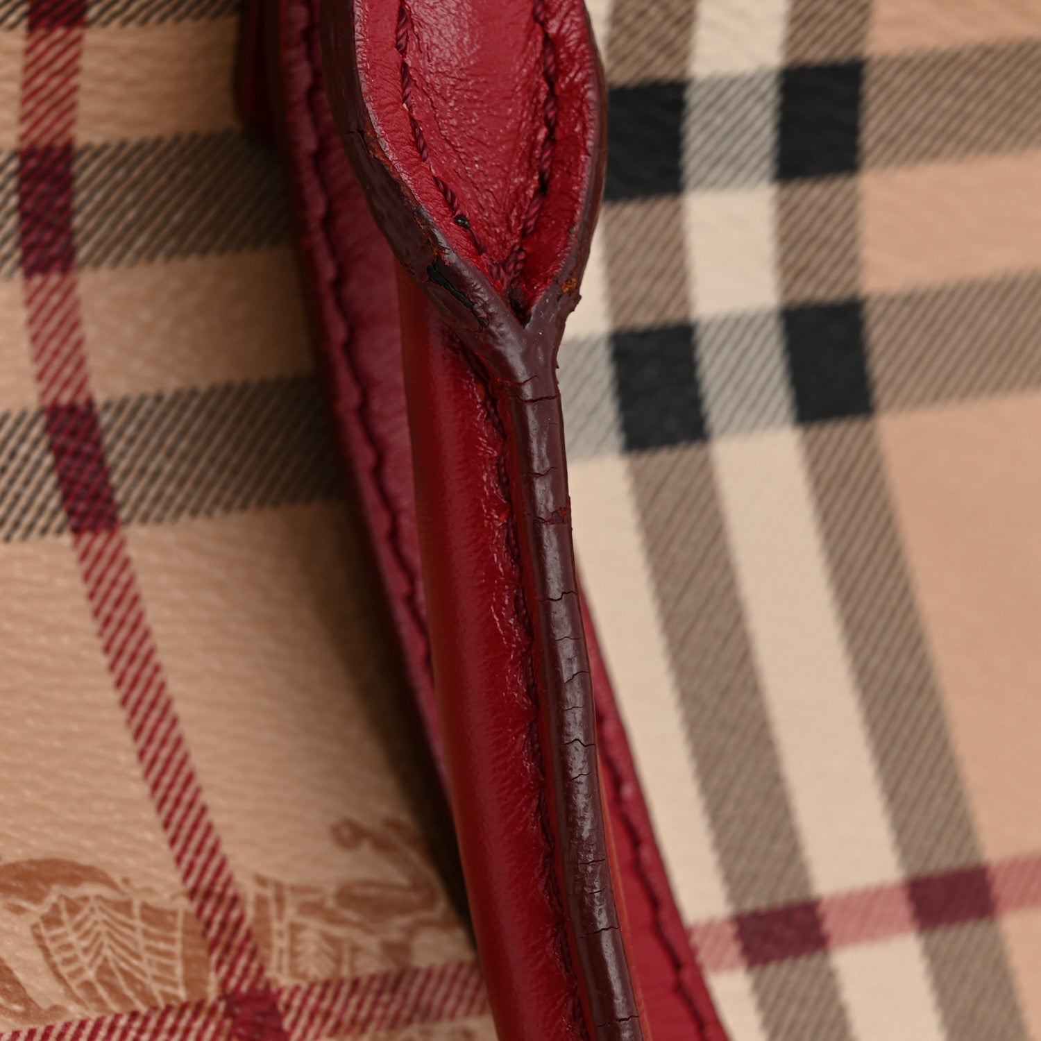Haymarket Check Small Salisbury Tote Military Red