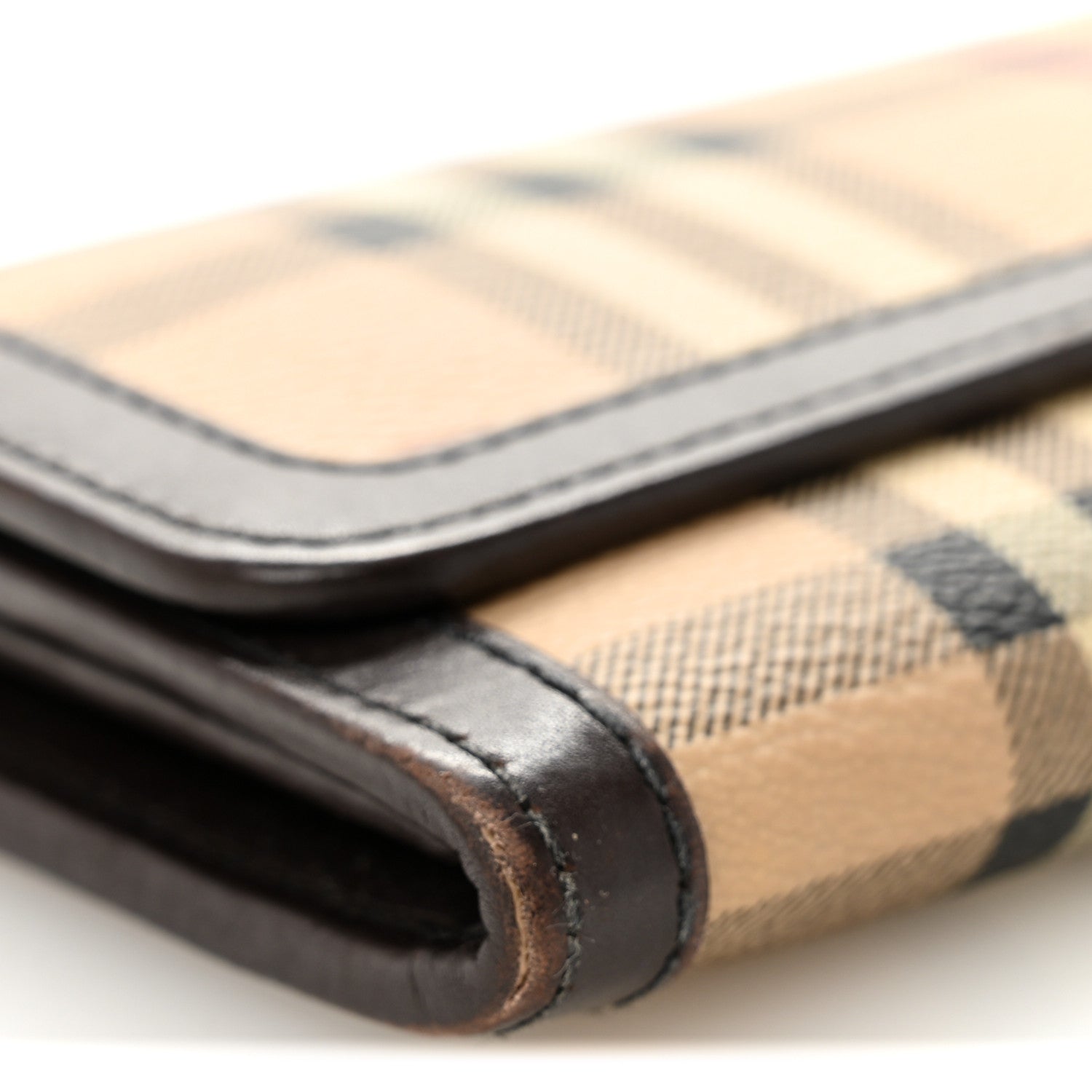 Haymarket Check Wallet Chocolate
