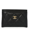 Caviar Quilted  Holder Black