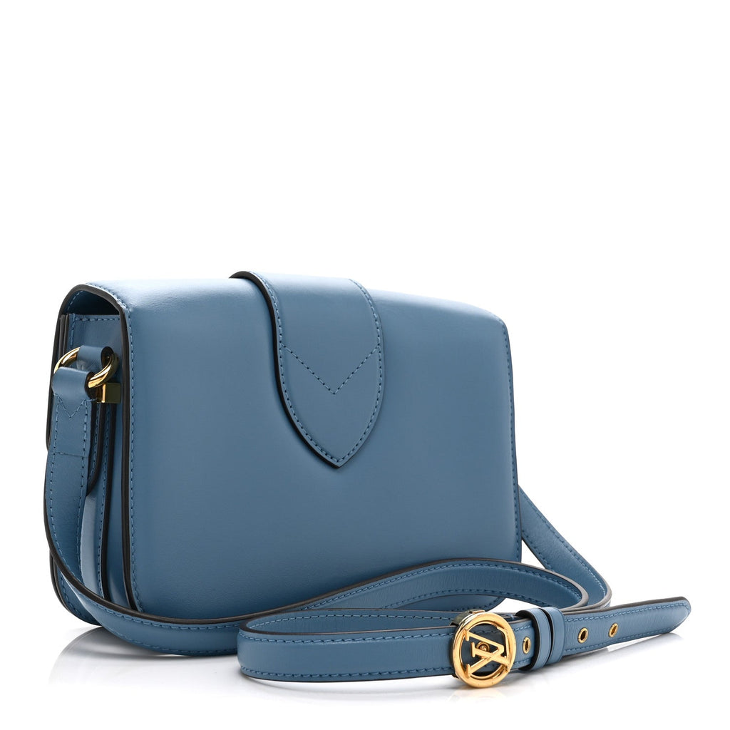 Smooth Calfskin LV Pont 9 Blue Orage