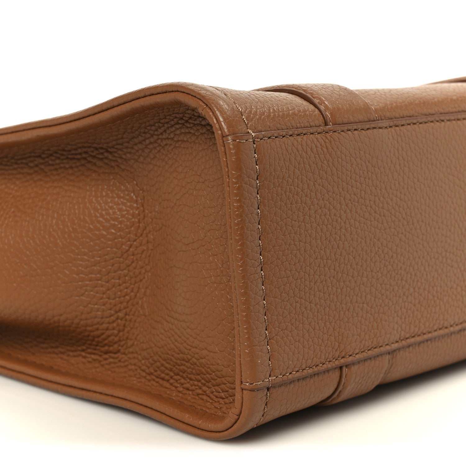 Grained Calfskin Small The Tote Bag Argan Oil