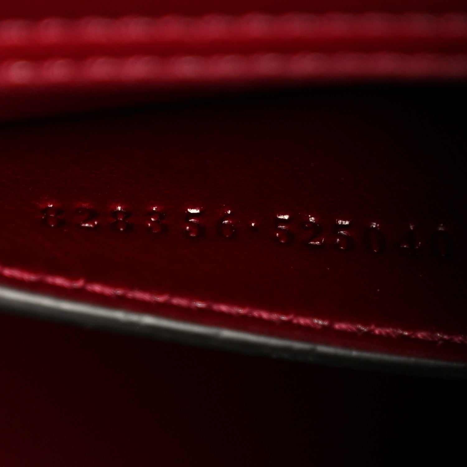 Sweetbread Calfskin Mini Diana Tote Bag Rosso Ancora