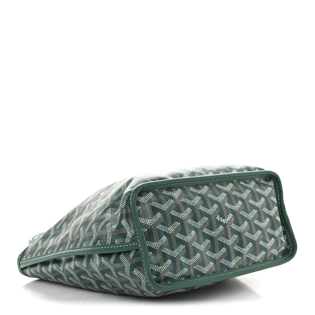 Goyardine Reversible Mini Anjou Green