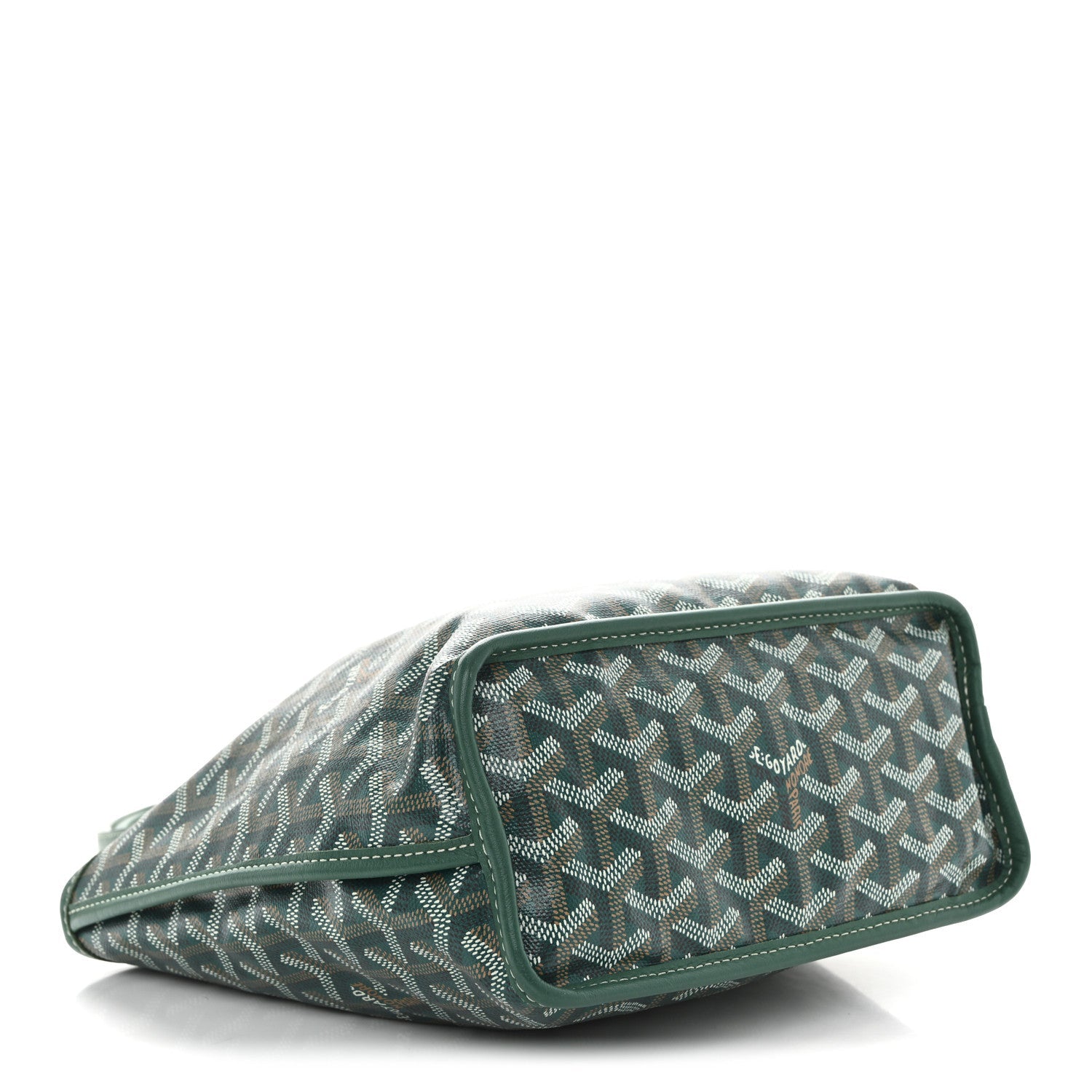 Goyardine Reversible Mini Anjou Green