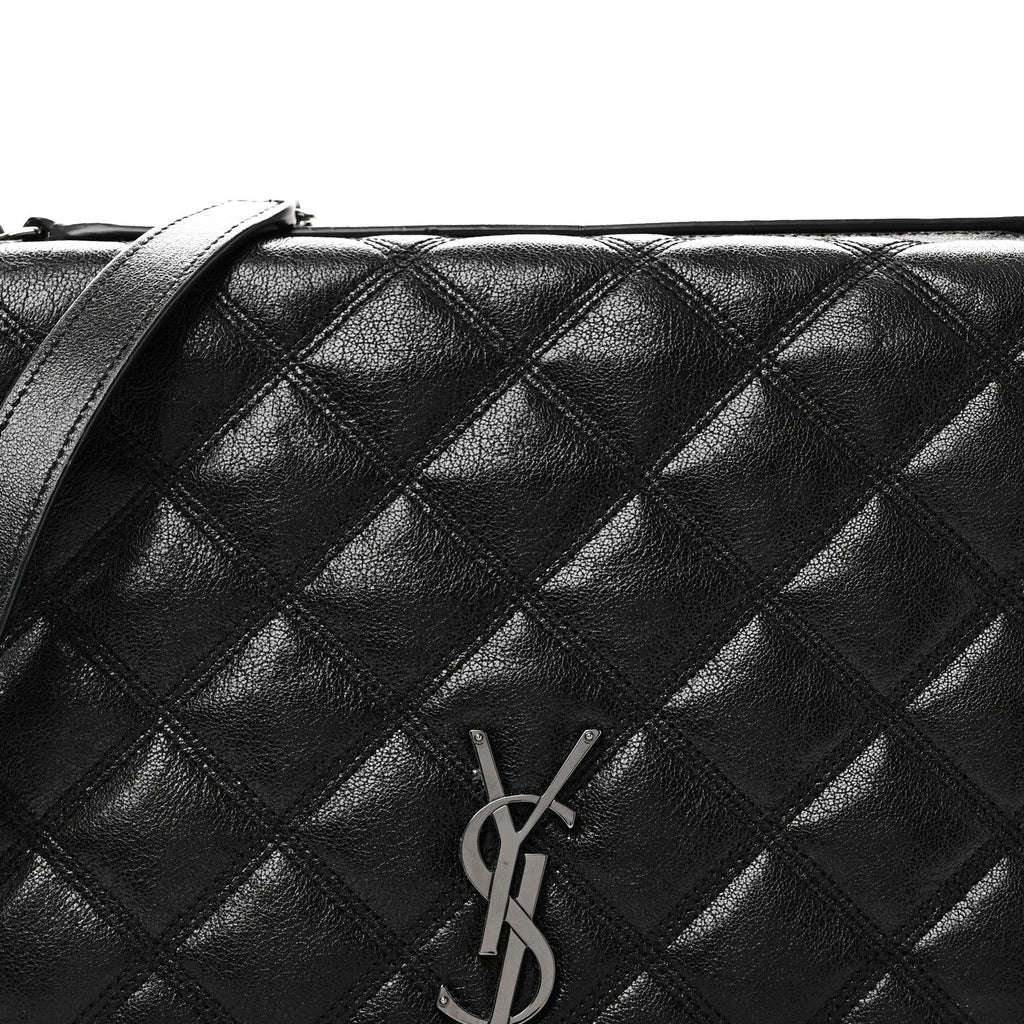 Lambskin Quilted Mini Becky Chain Bag Black