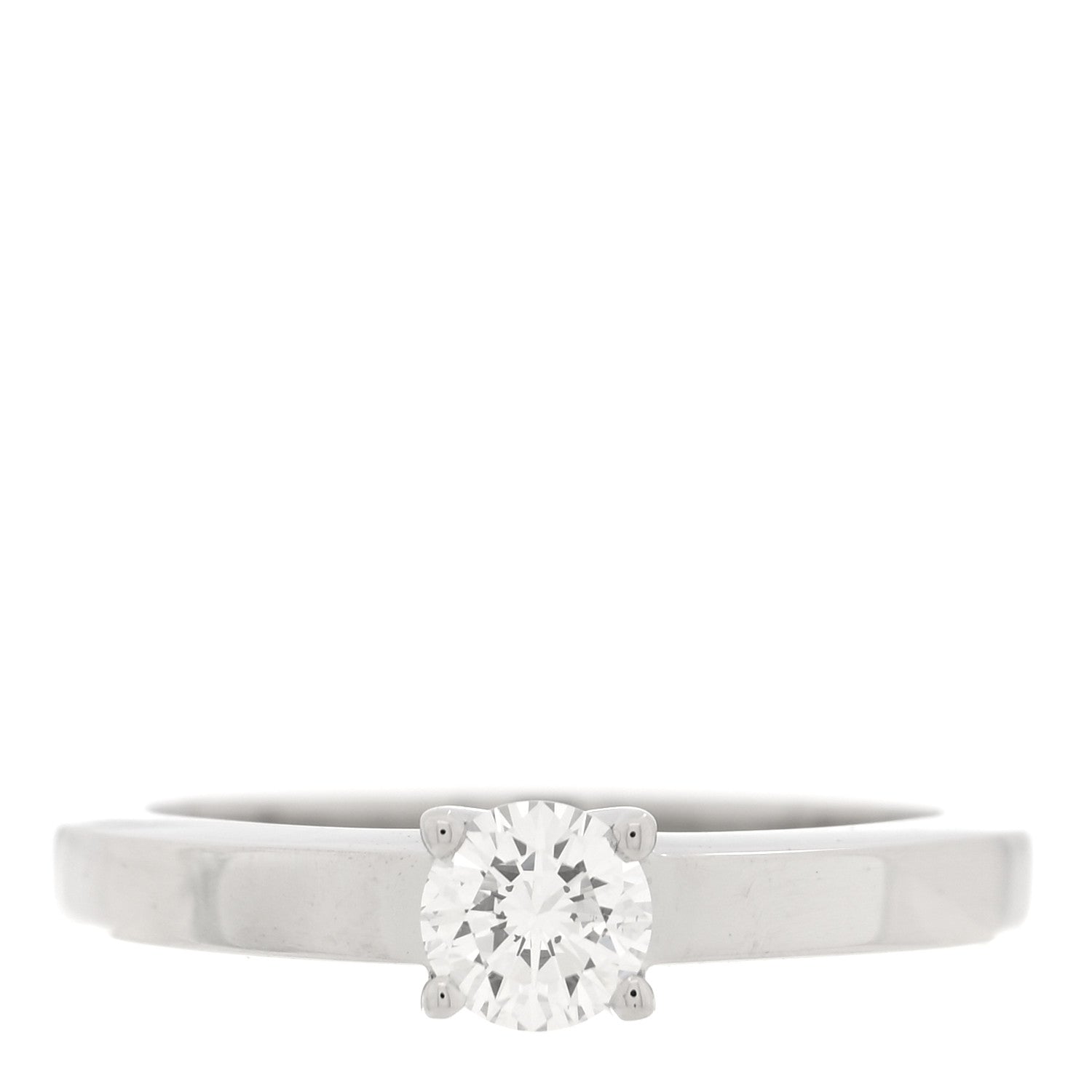 Platinum Diamond .31ct Solitaire Engagement Ring  49 4.75