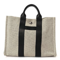Toile Taurillon Clemence Sac Harnais Tote PM Black