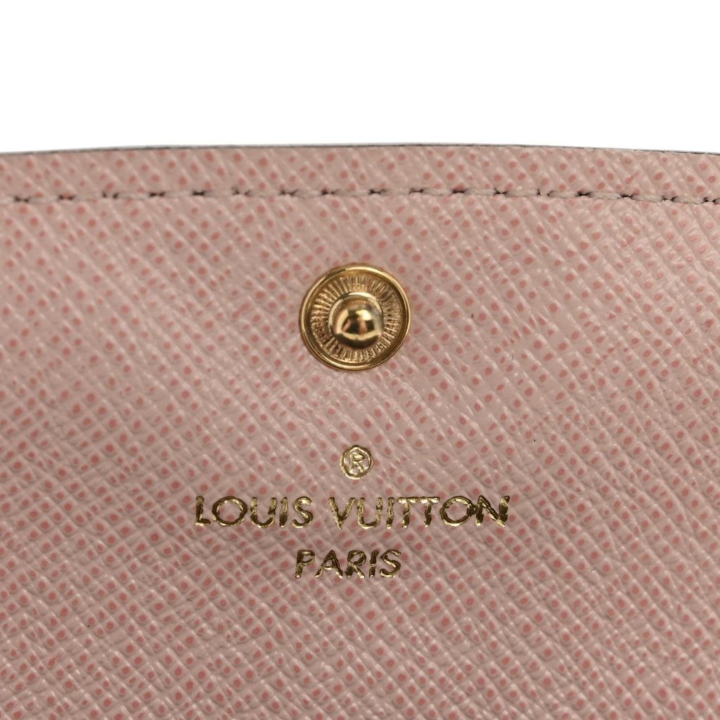 Monogram Emilie Wallet Rose Ballerine