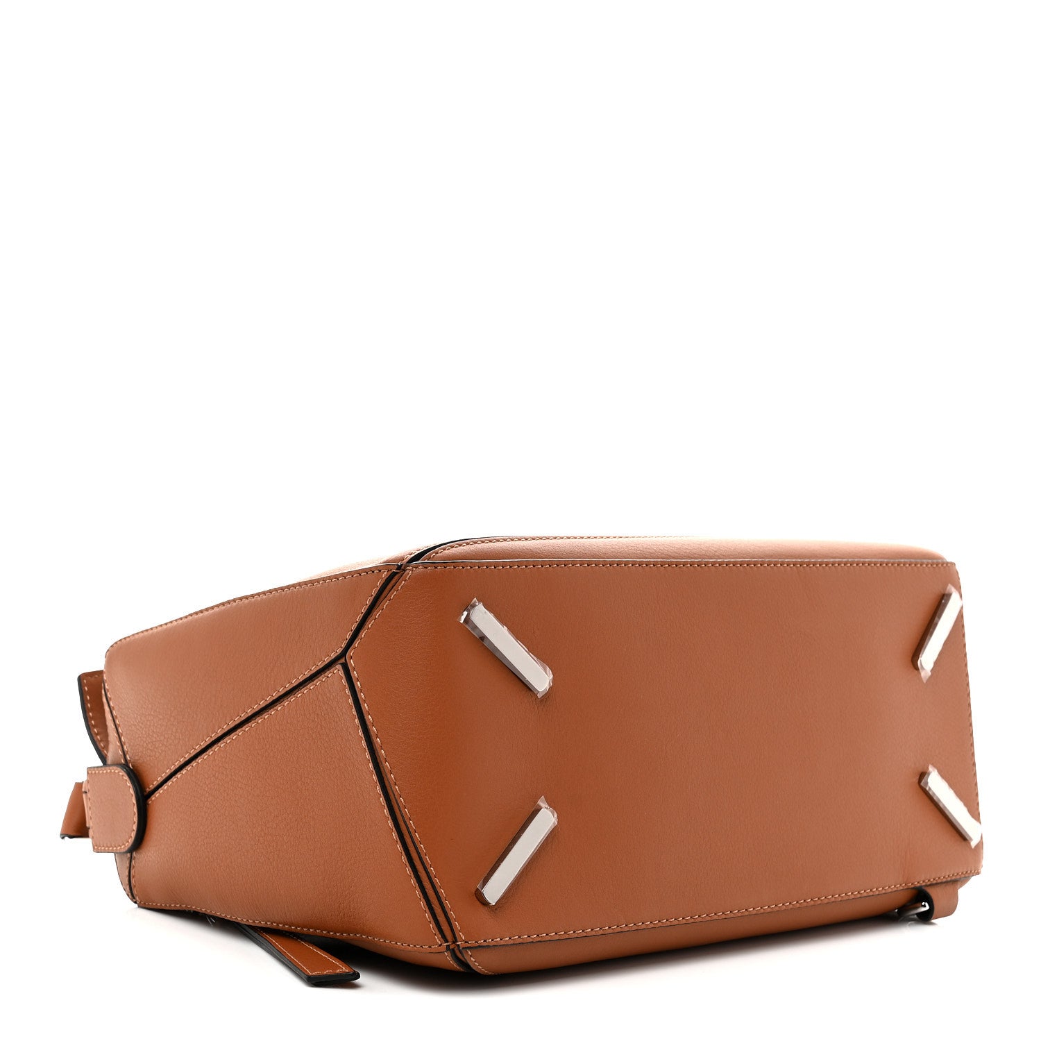 Calfskin Medium Puzzle Bag Tan