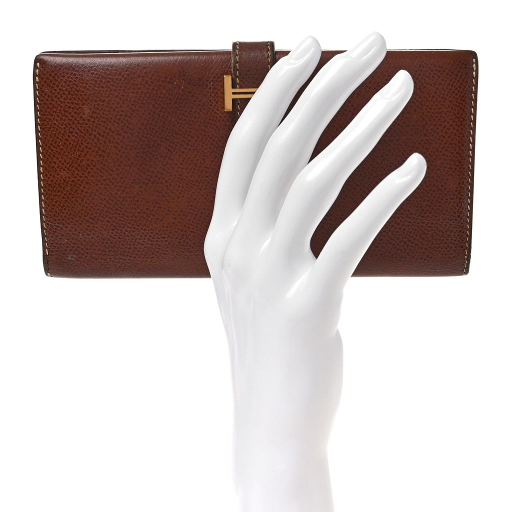 Courchevel Bearn Gusset Wallet Gold