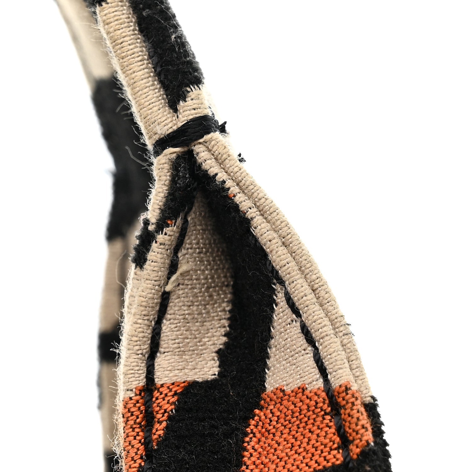 Cotton Canvas Zebra Tiger Print Mini The Traveler Tote Bag