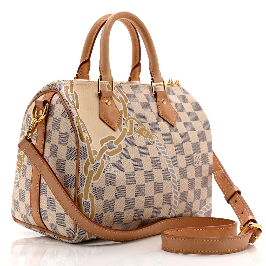 Damier Azur Nautical Speedy Bandouliere 25