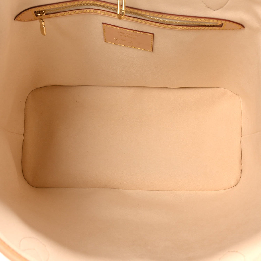 LV X TM Monogram Multicolor Neverfull MM White