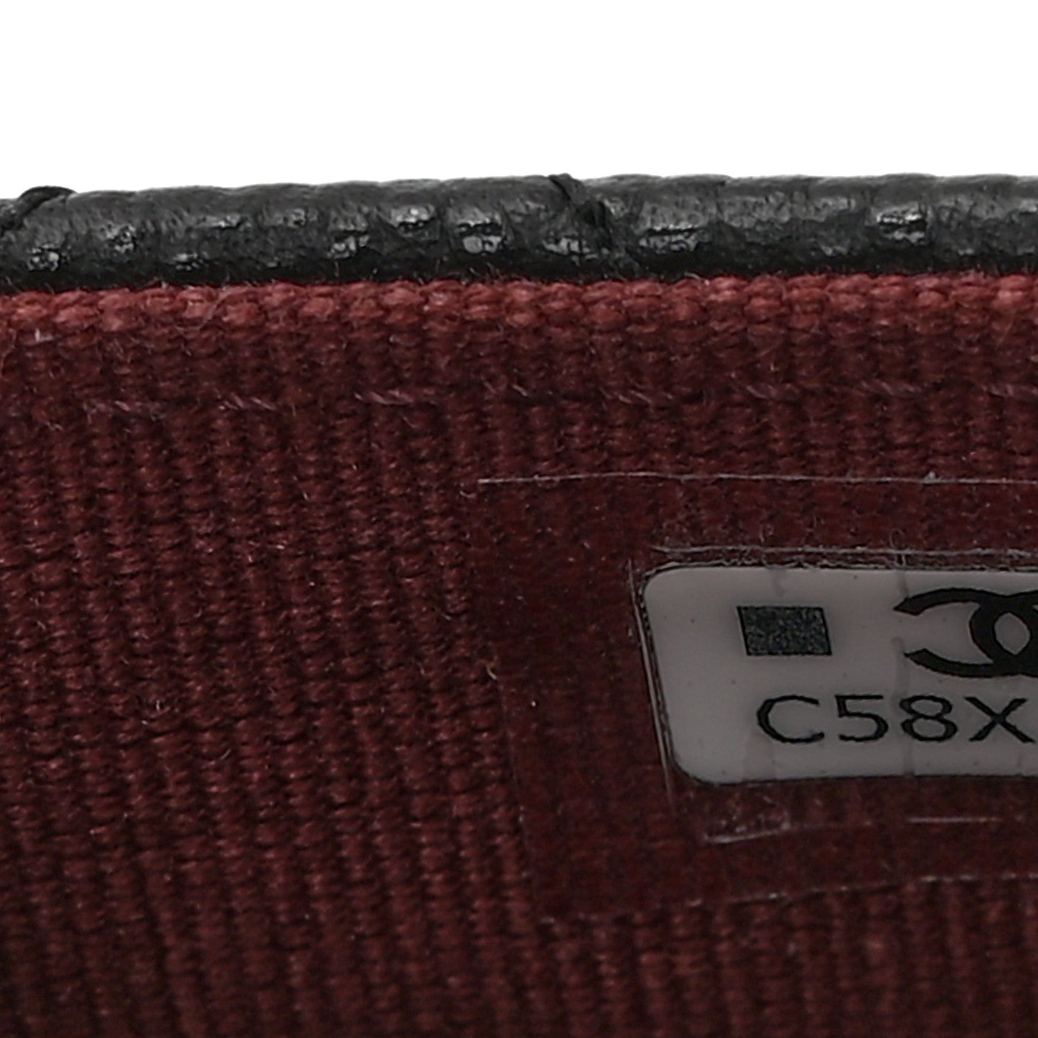 Caviar Quilted Flap  Holder Wallet Black