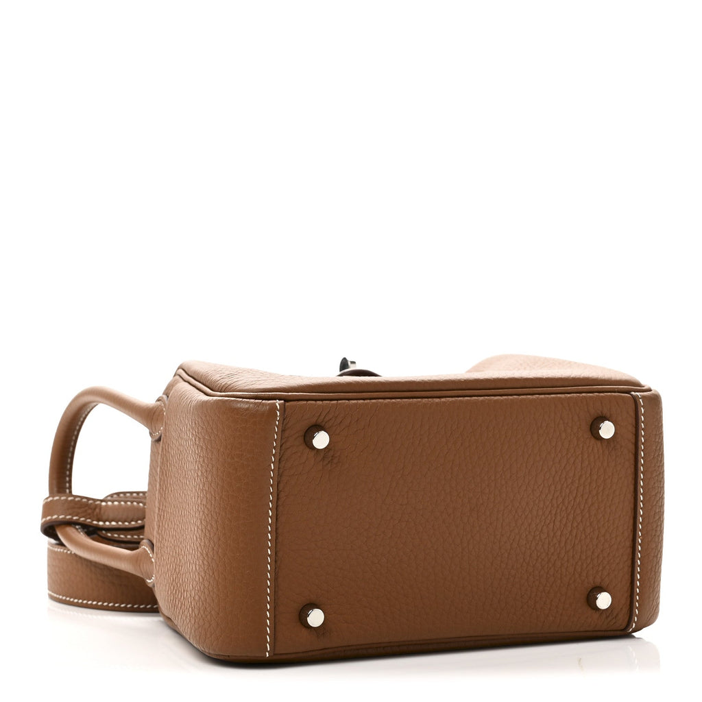 Taurillon Clemence Mini Lindy 20 Gold