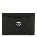 Caviar Quilted  Holder Black